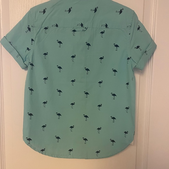 Boys button down short sleeve shirt / Boy 5-6 - Picture 3 of 8
